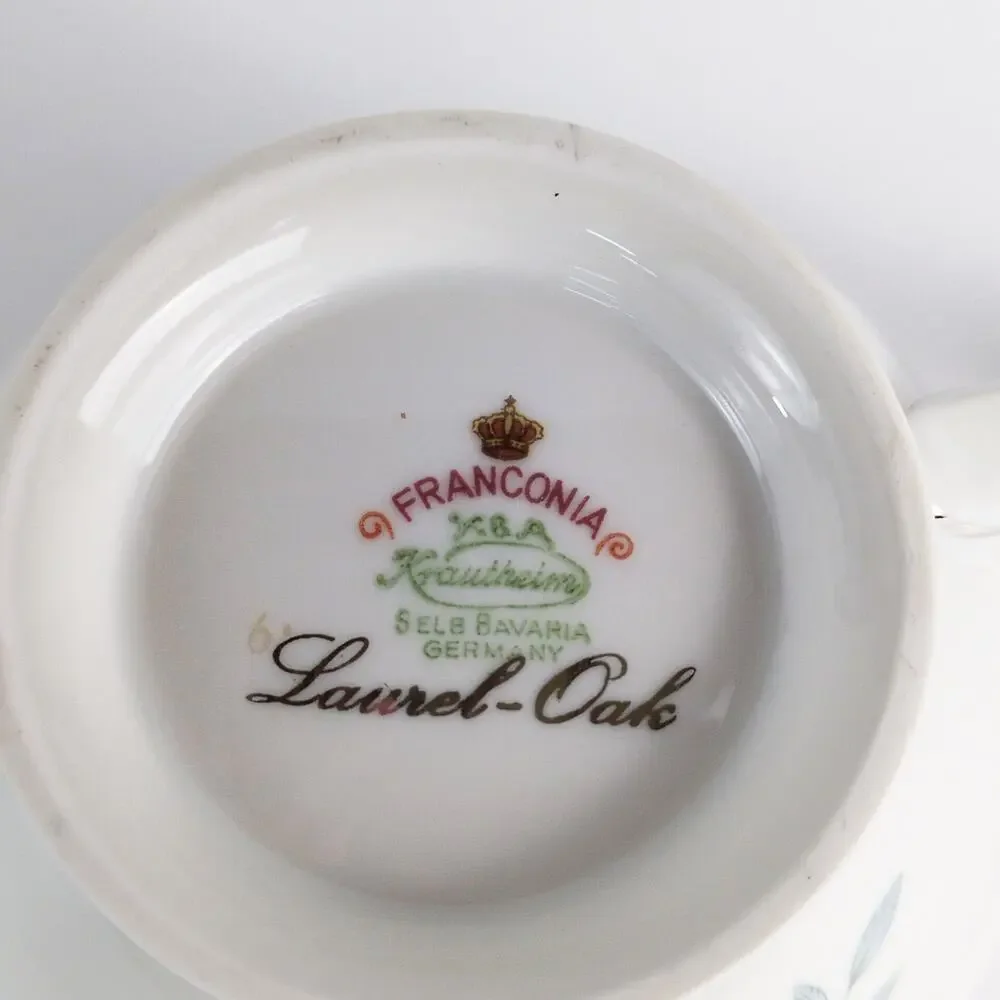 Vtg Franconia-Krautheim Laurel Oak Creamer Selb Bavaria‎ Germany c1964-75 K&A